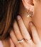 CLUSE Earring Essentiele Hexagon Stud Earrings rose gold plated (CLJ50006)